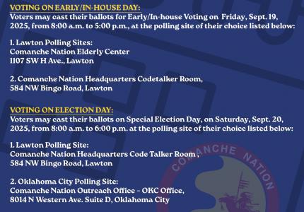 2025 Special Election Voting Information