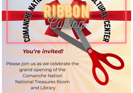 Ribbon Cutting - Comanche Nation National Treasures Room and Library