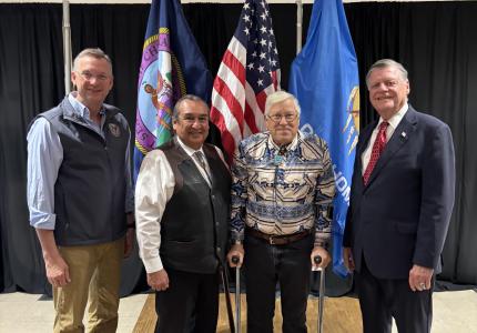 Secretary-Treasurer Benny Tahmahkera Advocates for Native Veterans at Roundtable
