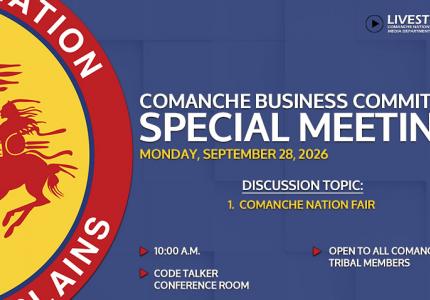 CBC Special Meeting 9.28.26