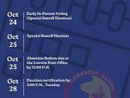 2025 Special Runoff Election Dates