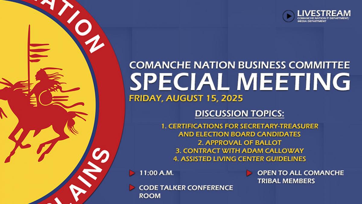 CBC Special Meeting 8.15.25