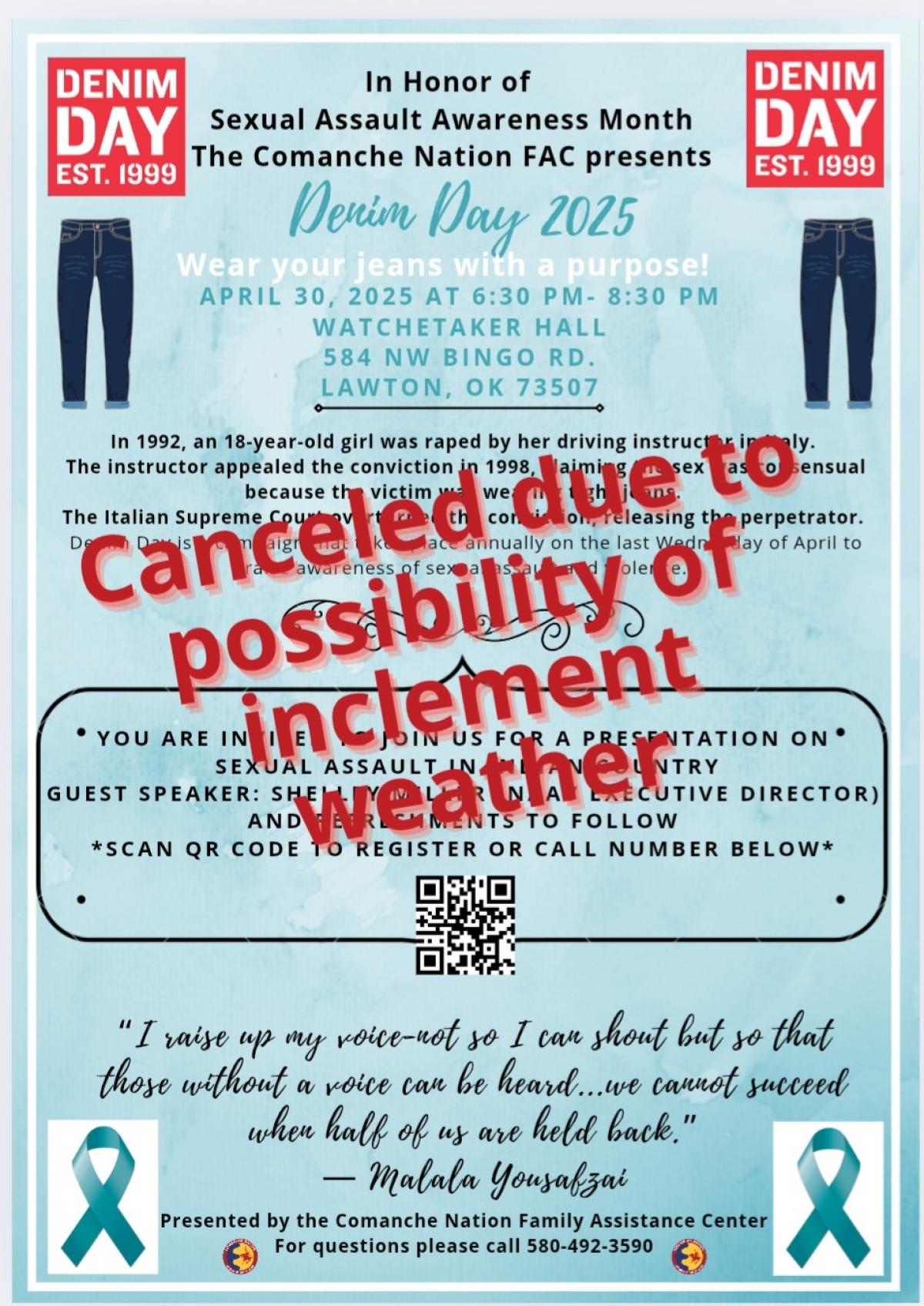 FAC's Denim Day