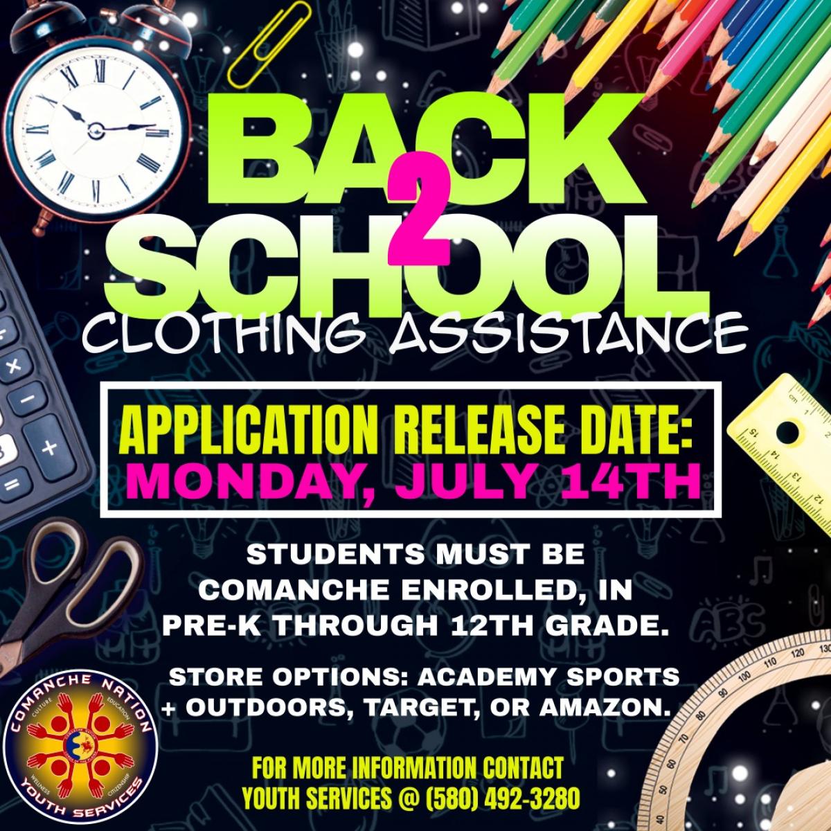 Clothing Assistance Apps Go Live 7.14.25