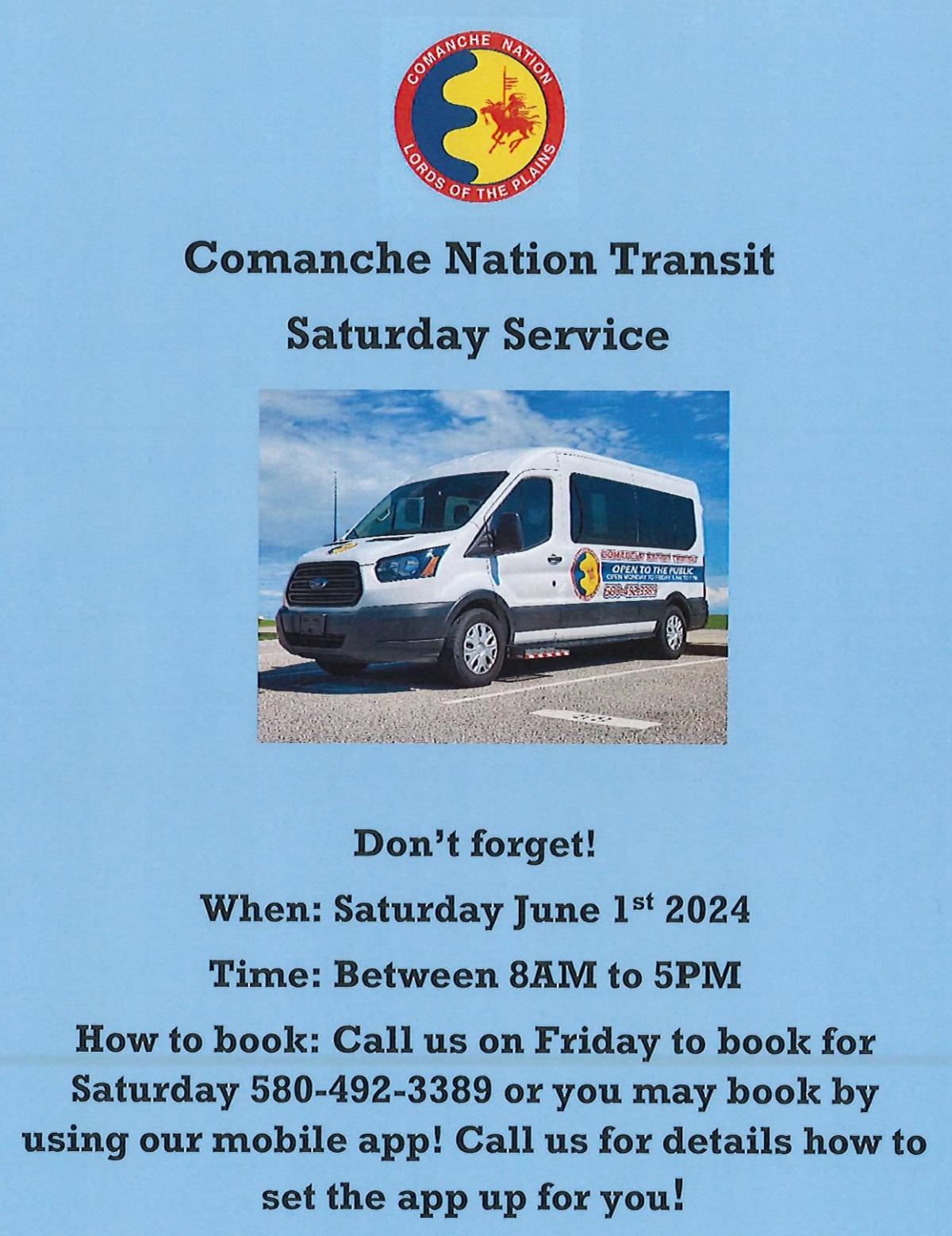 Saturday Service - Transit