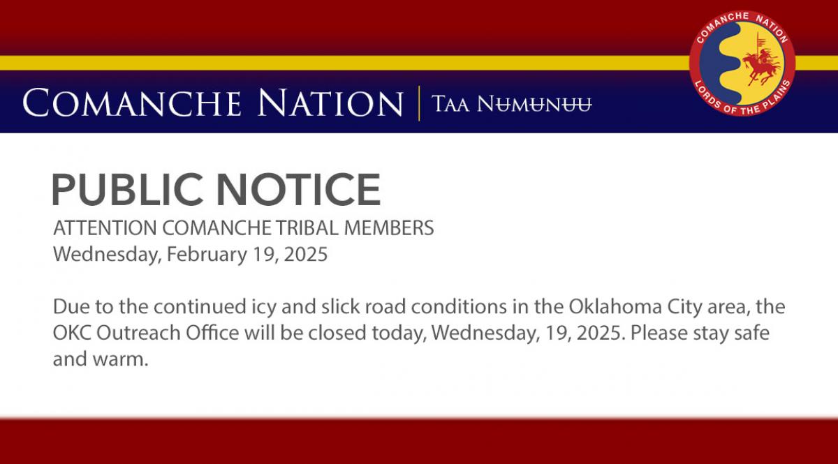 OKC Outreach Office Closure Due to Inclement Weather