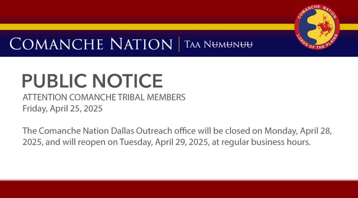 Dallas Outreach Office Closure 4.28.25