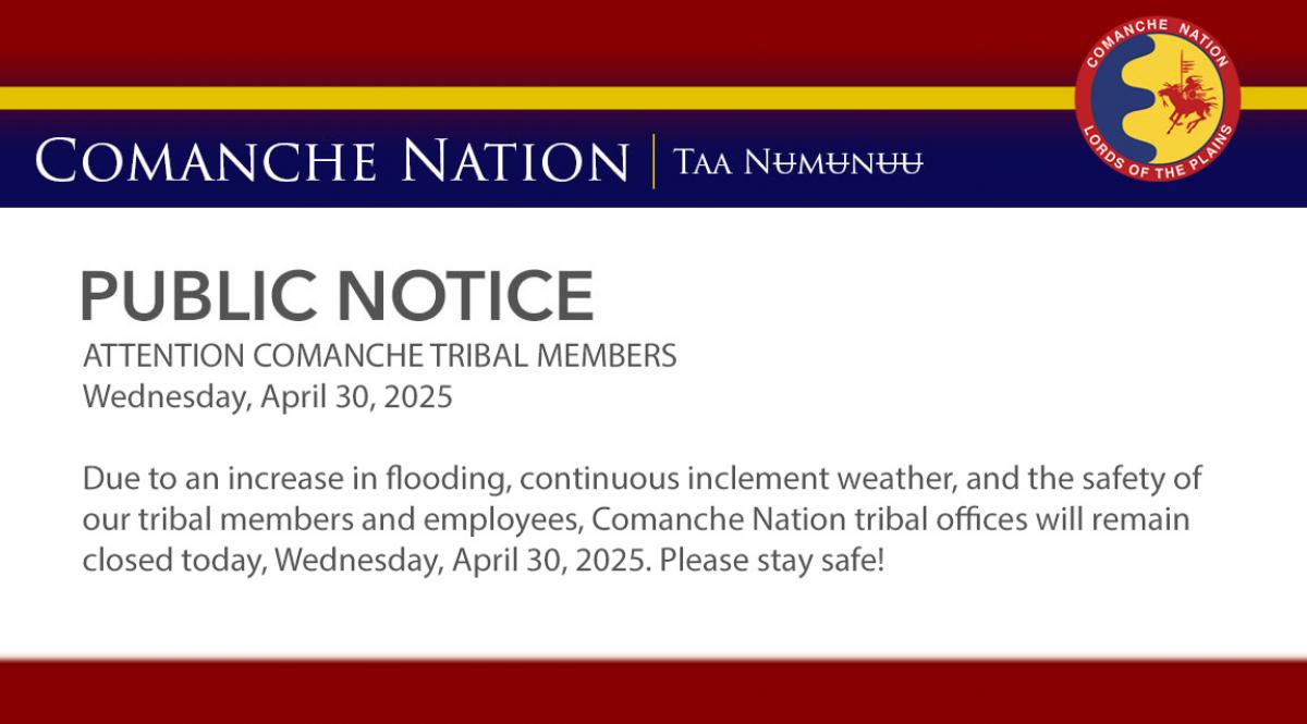 UPDATE ON CLOSURE STATUS 4.30.25