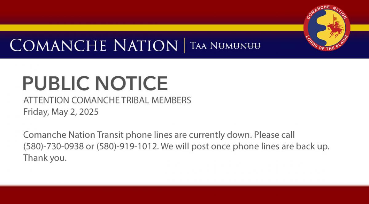 Phone Lines Down, Phone Numbers For Transit