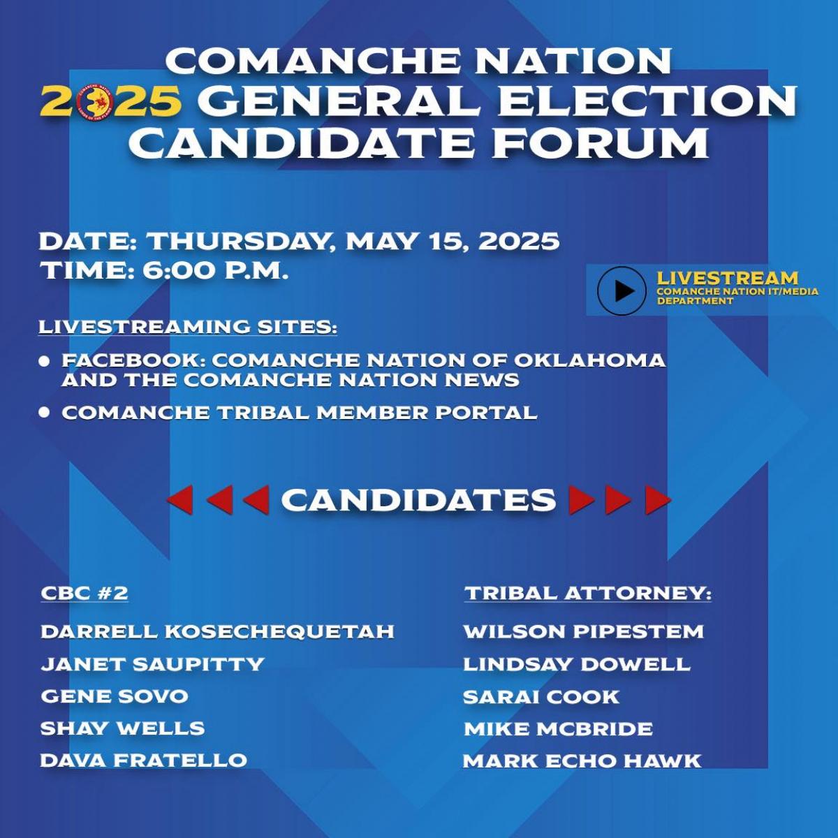 2025 Candidate Forum