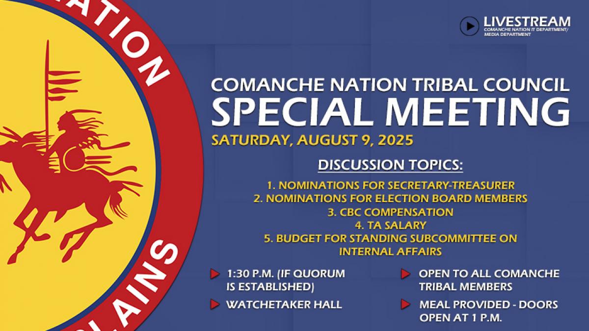 Special General Council Meeting - update