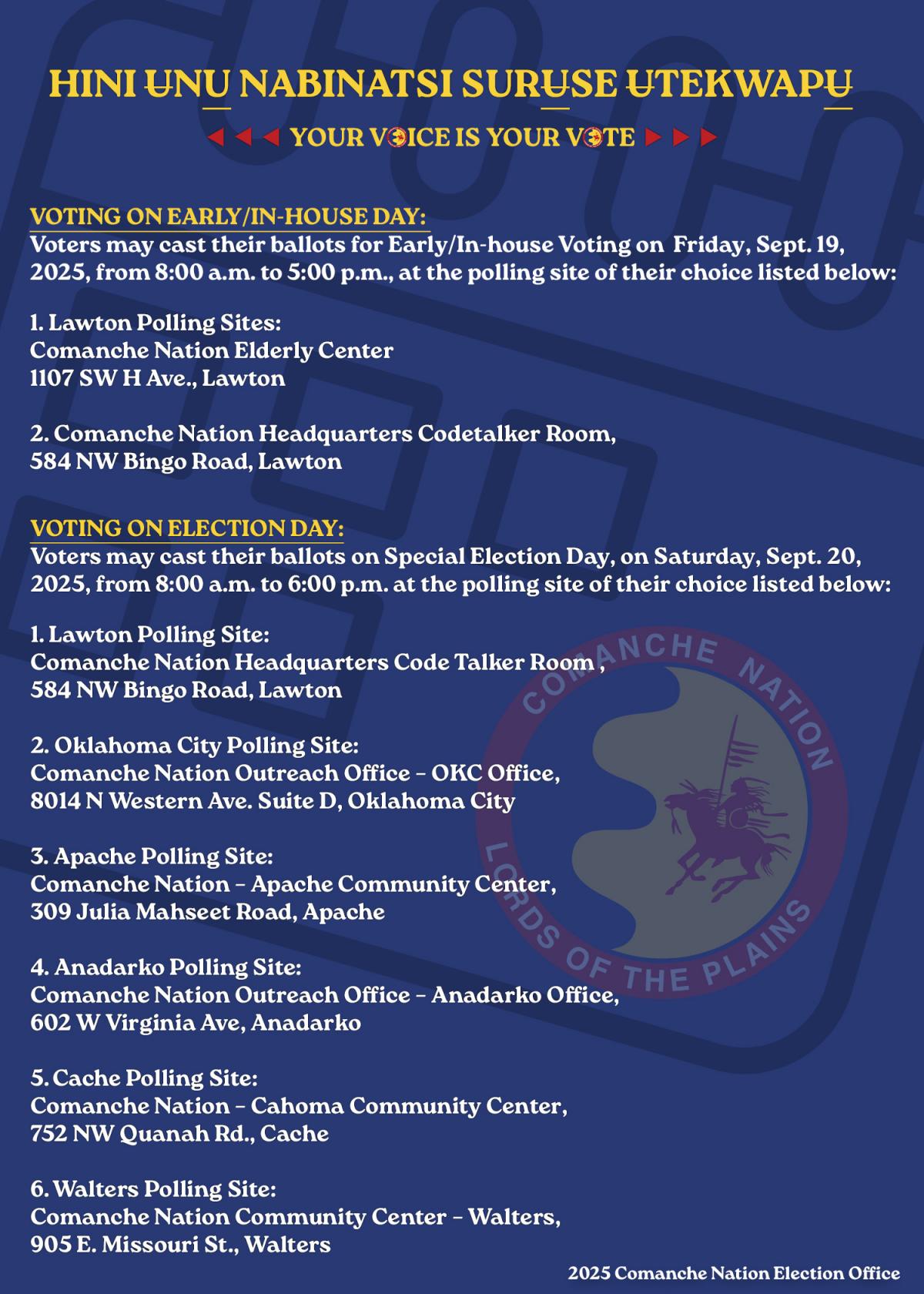 special election polling sites