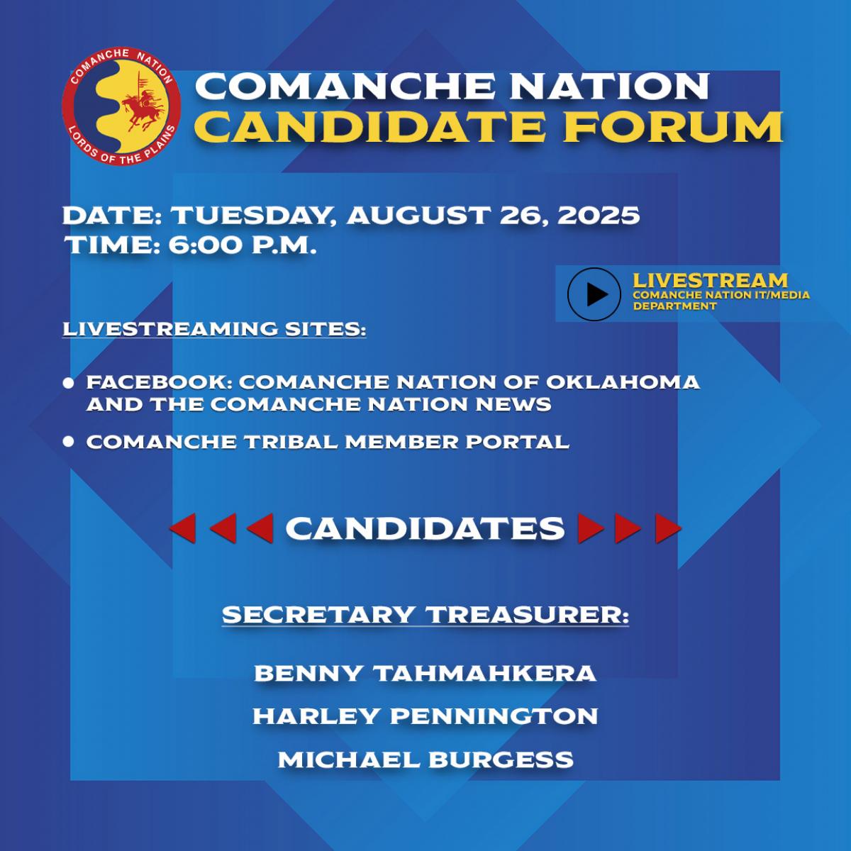 2025 Special Election Candidate Forum