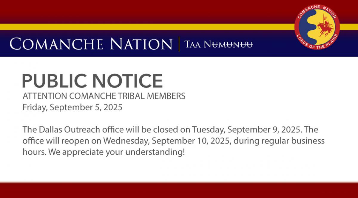 Dallas Outreach Closure 9.9.25