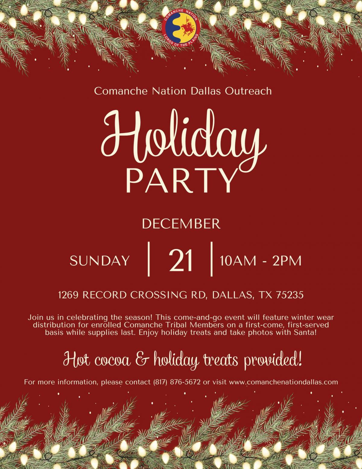 Dallas Outreach Holiday Party