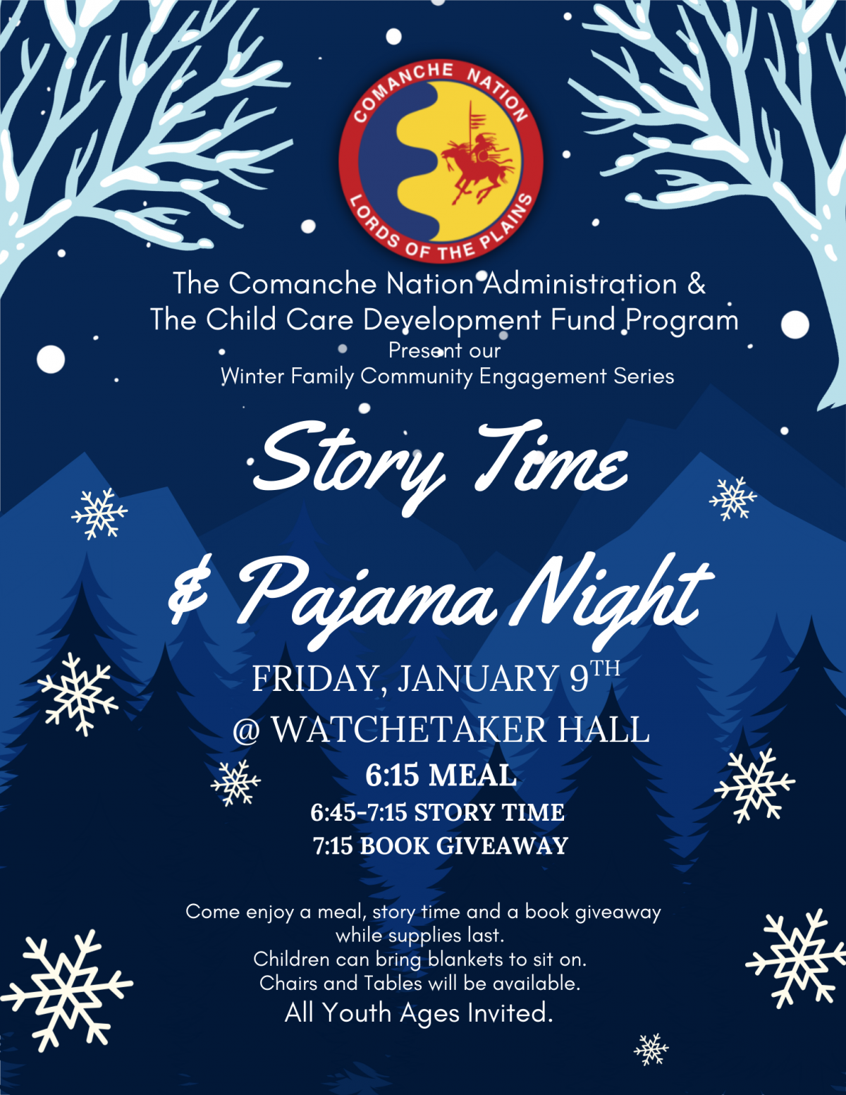Story Time & Pajama Night at Watchetaker Hall