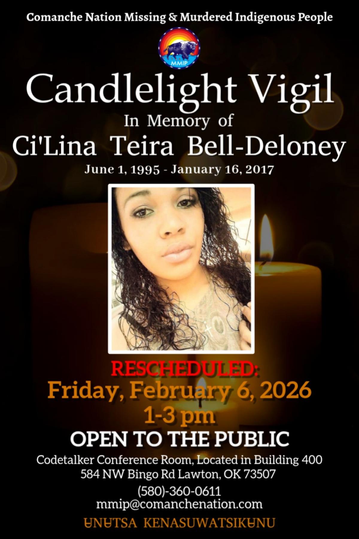Candlelight Vigil - Ci'Lina Teira Bell-Deloney