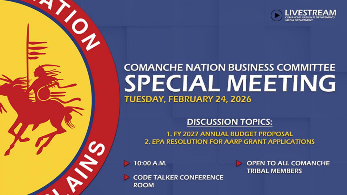 Special CBC Meeting 2.24.26