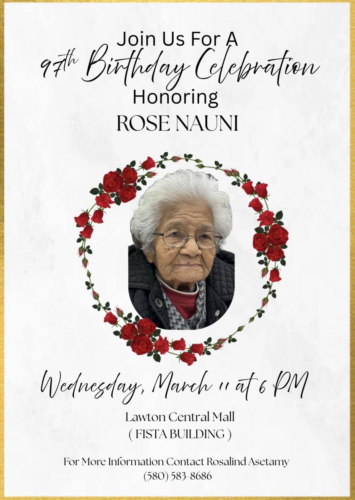Rose Nauni's 97th Birthday Celebration