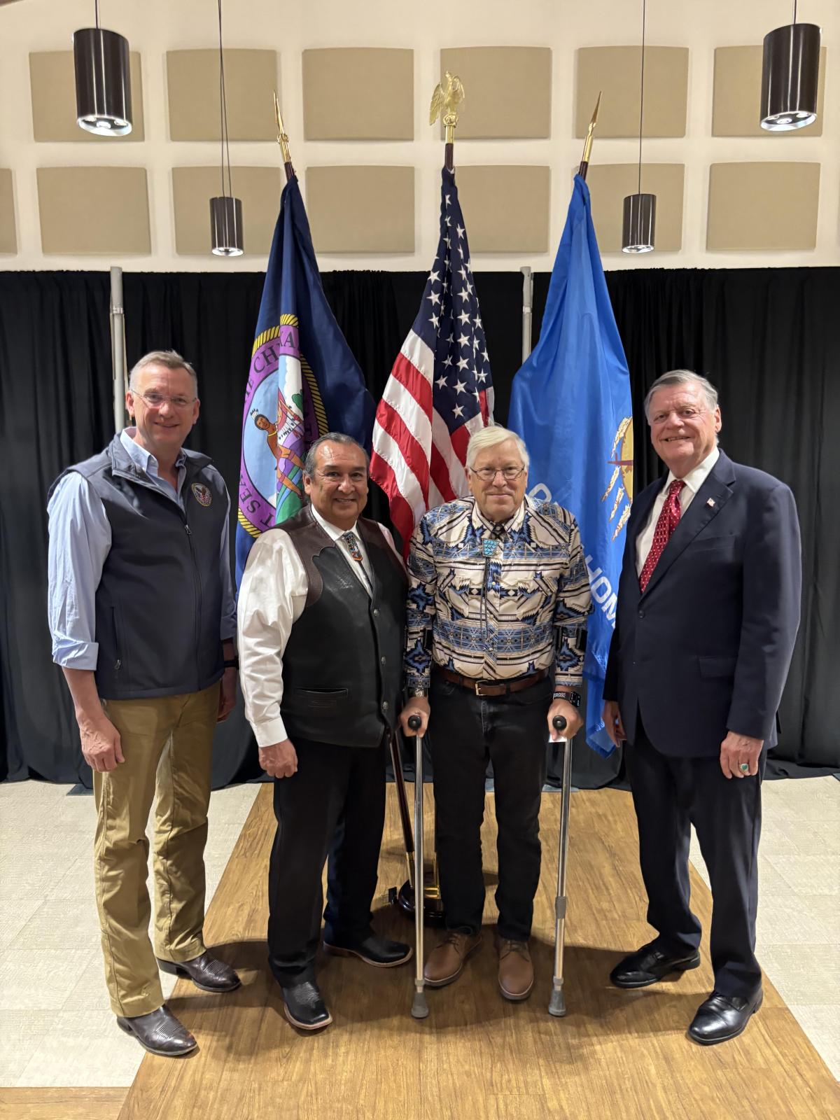 Secretary-Treasurer Benny Tahmahkera Advocates for Native Veterans at Roundtable