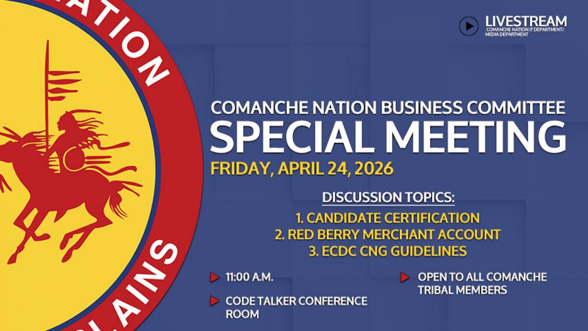 CBC Special Meeting 4.24.26