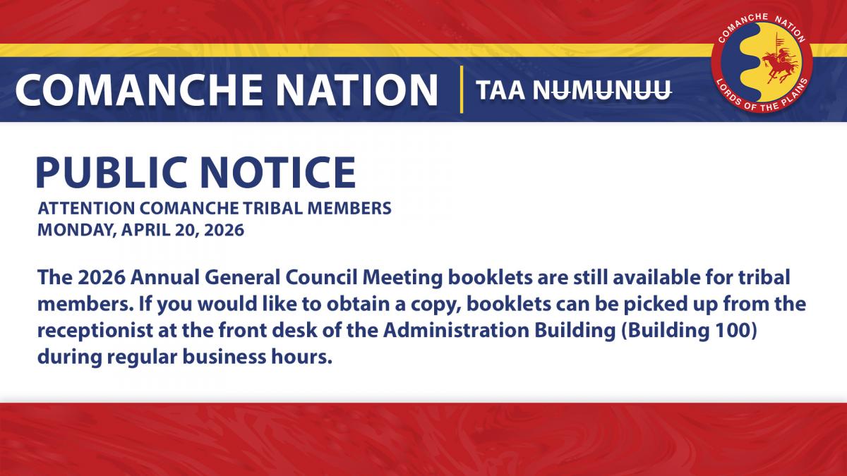 2026 Annual General Council Meeting Booklets are Still Available!