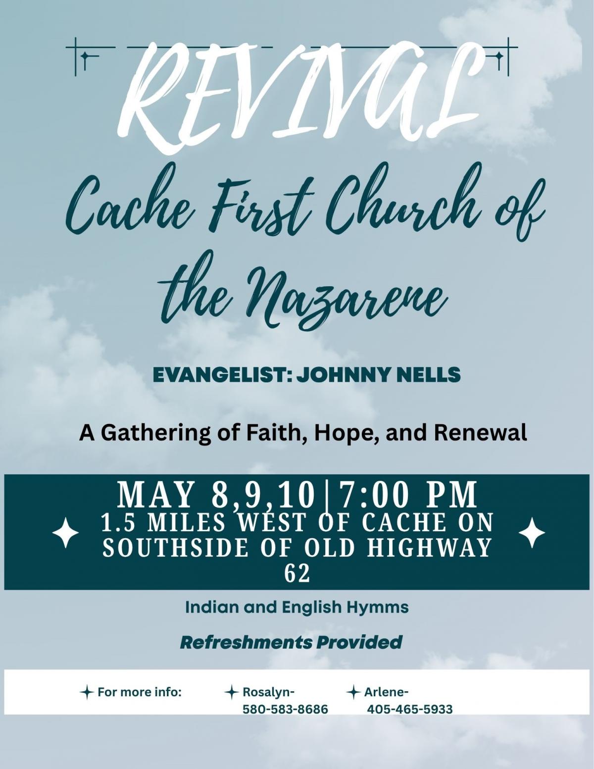 Cache First Church of the Nazarene Hymn Singing