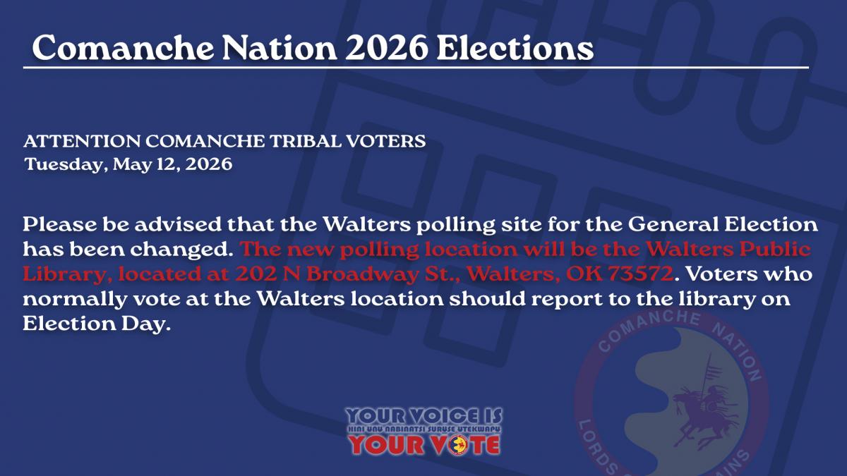General Election Walters Polling Site Has Been Changed