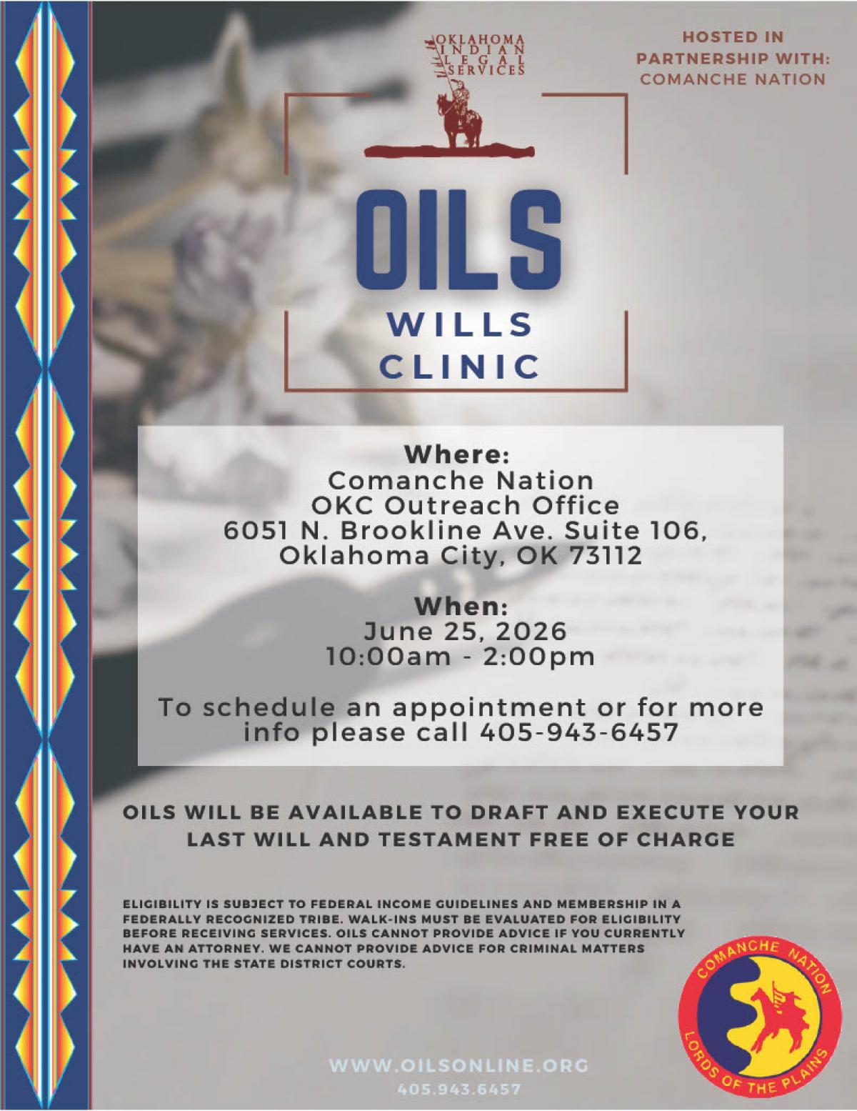 Oils Wills Clinic