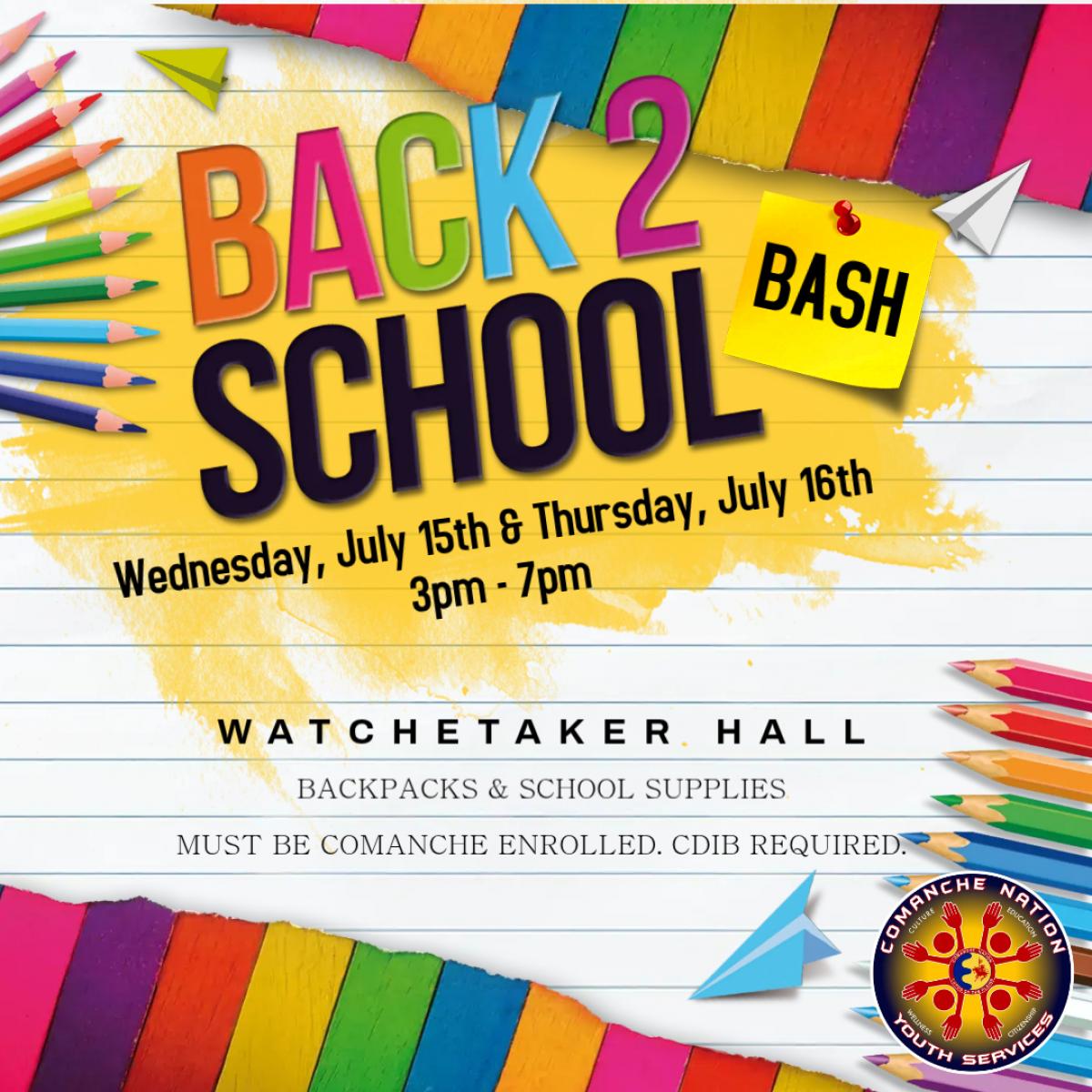Back 2 School Bash