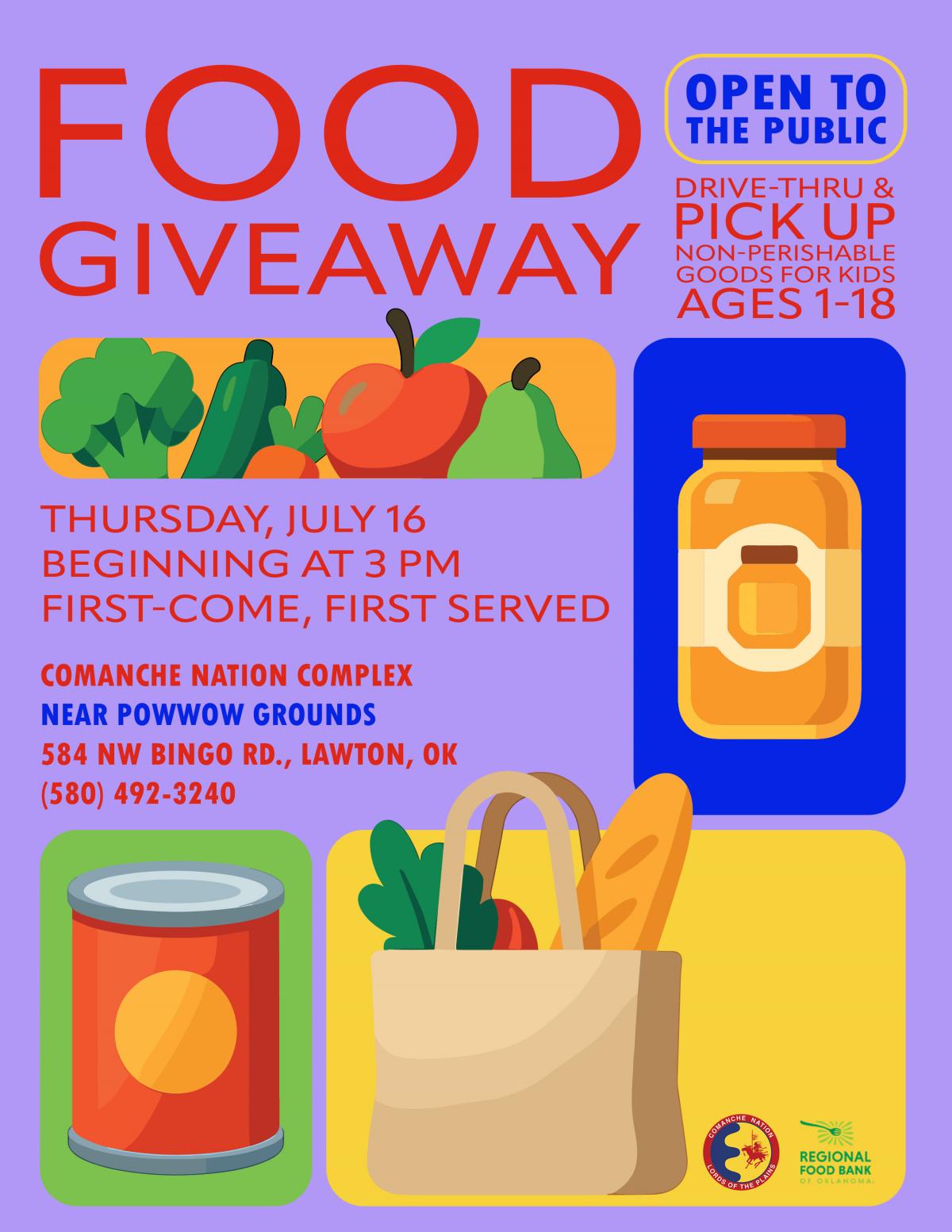 Food Giveaway - 3rd Round