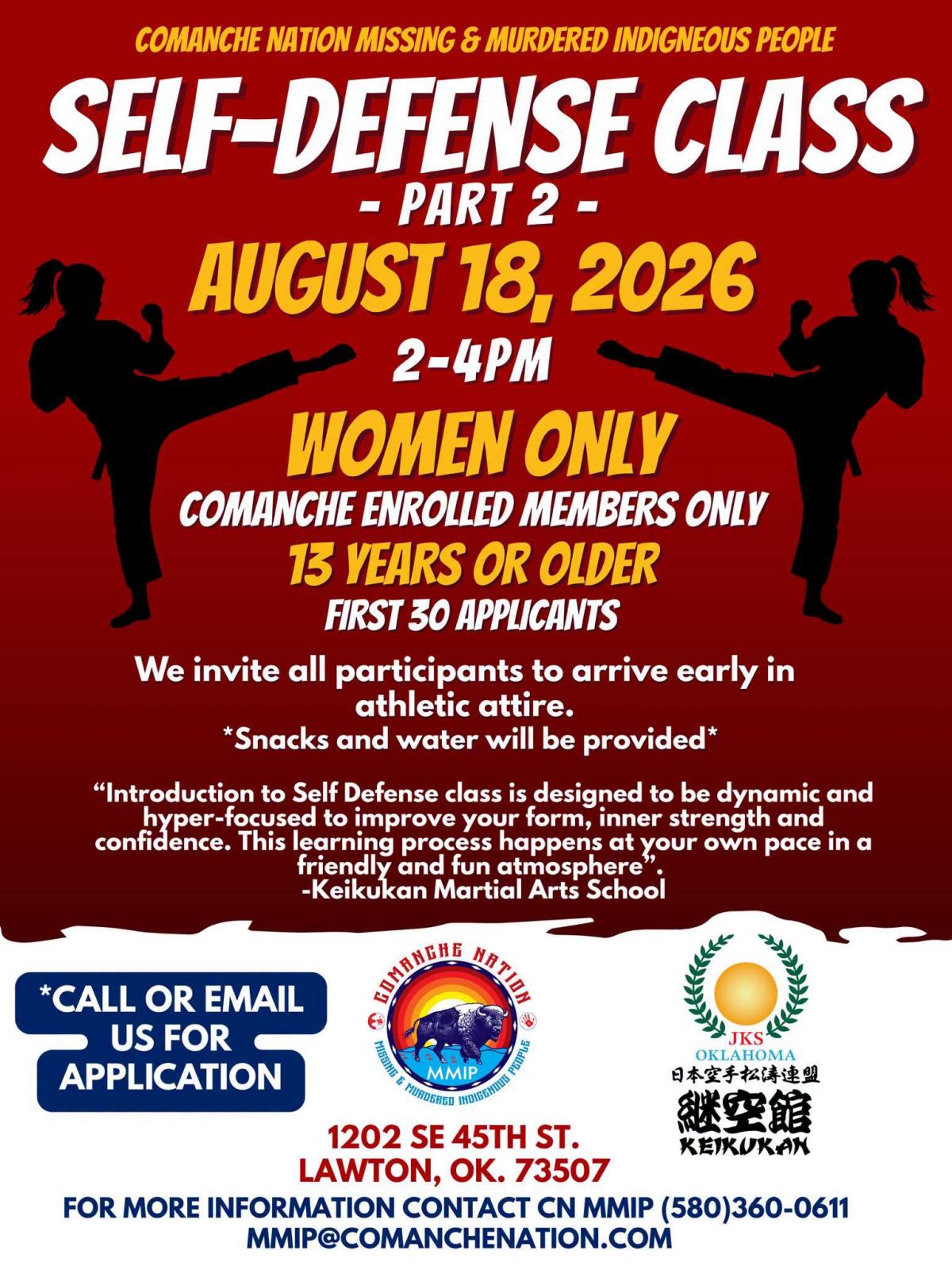 MMIP Self Defense Class