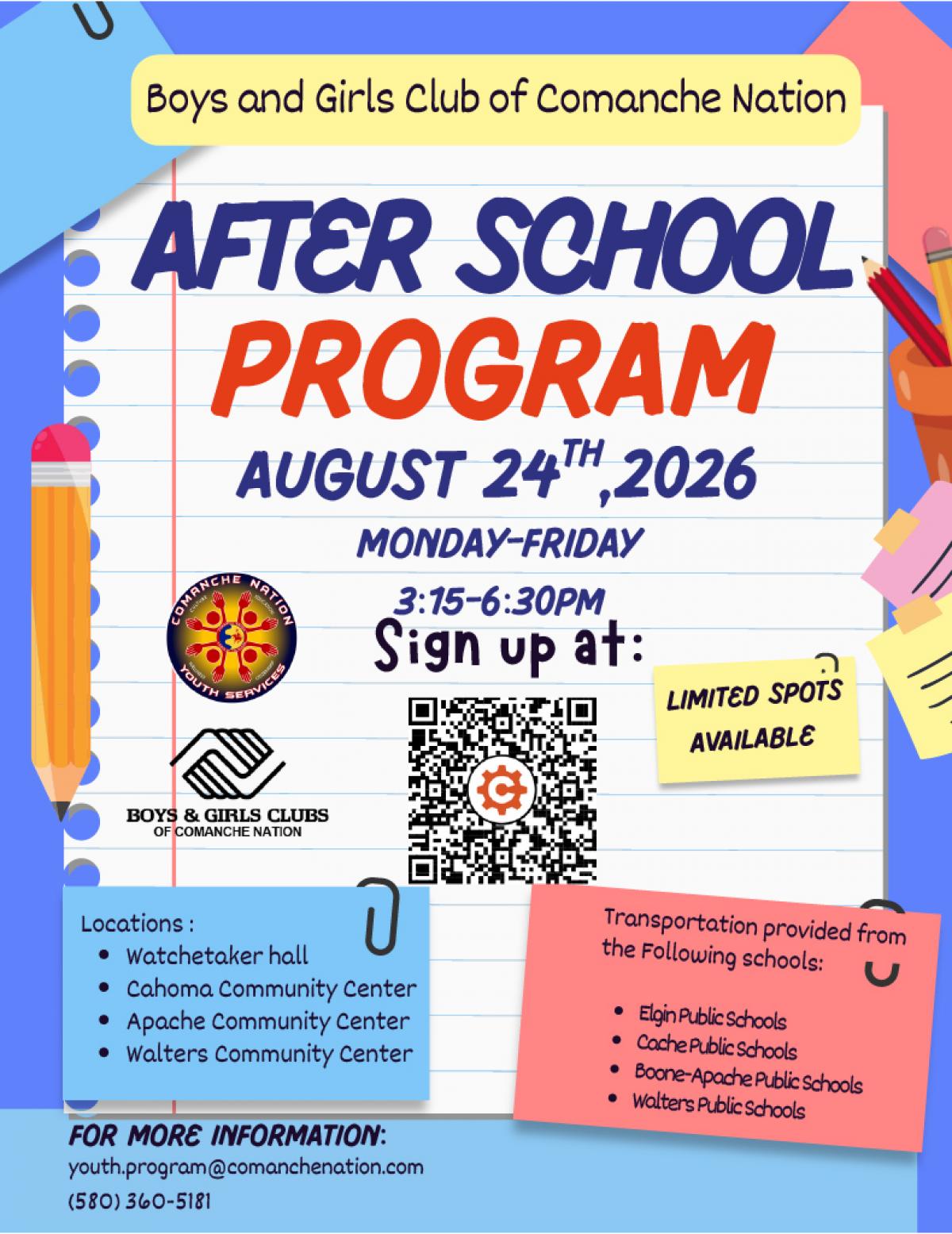 After School Program, Sign Up Now!