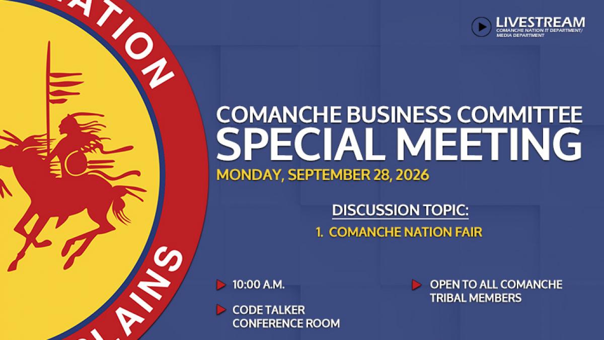 CBC Special Meeting 9.28.26