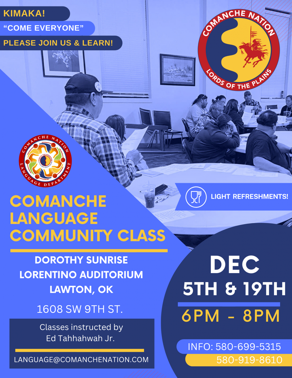 Comanche Language Community Class