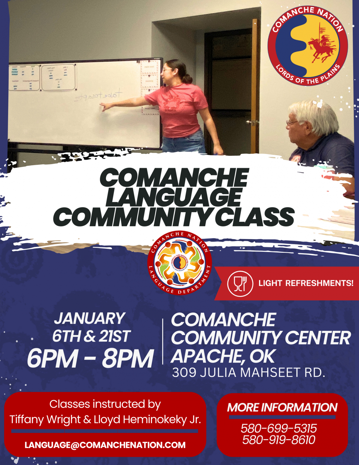 Comanche Language Community Class - Apache
