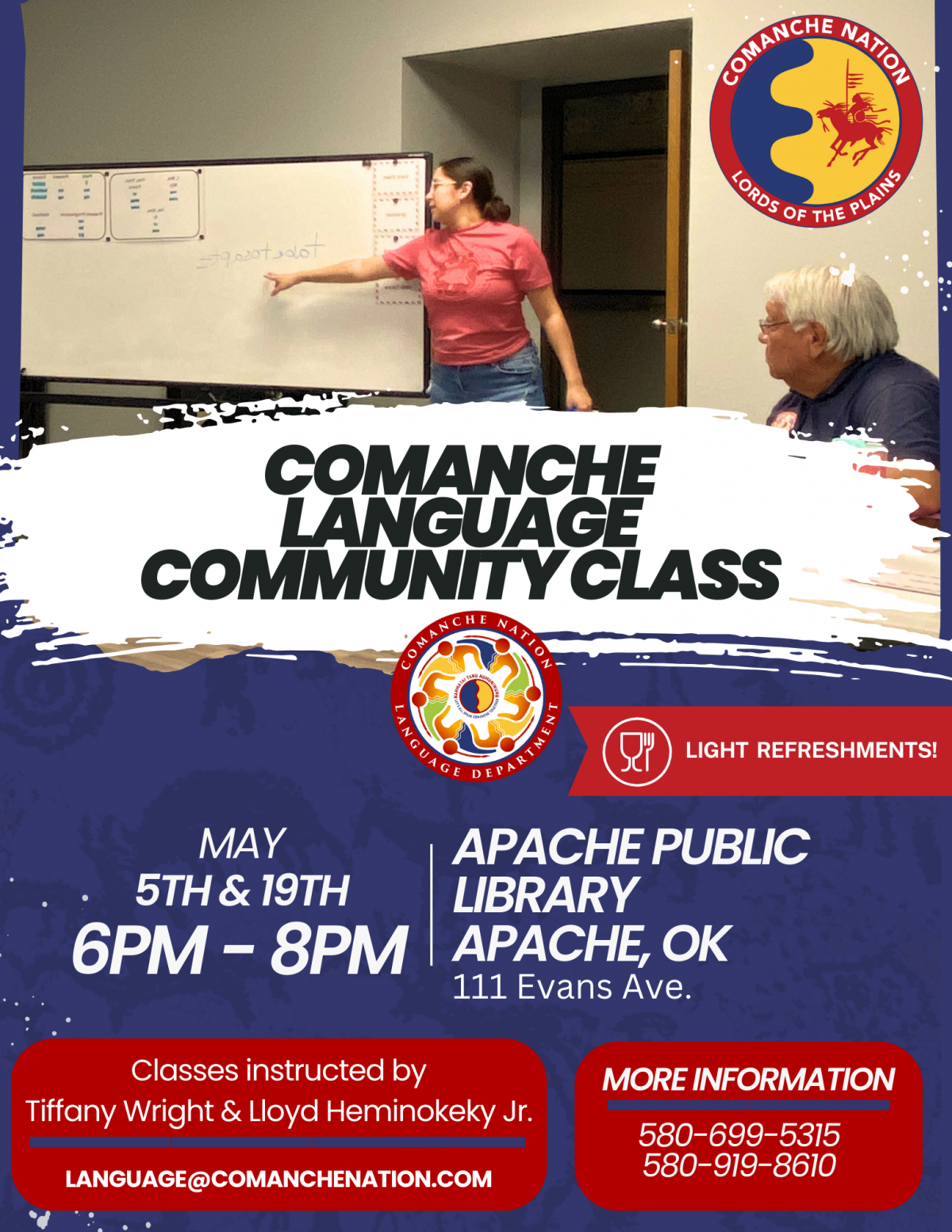 Comanche Language Community Class - Apache
