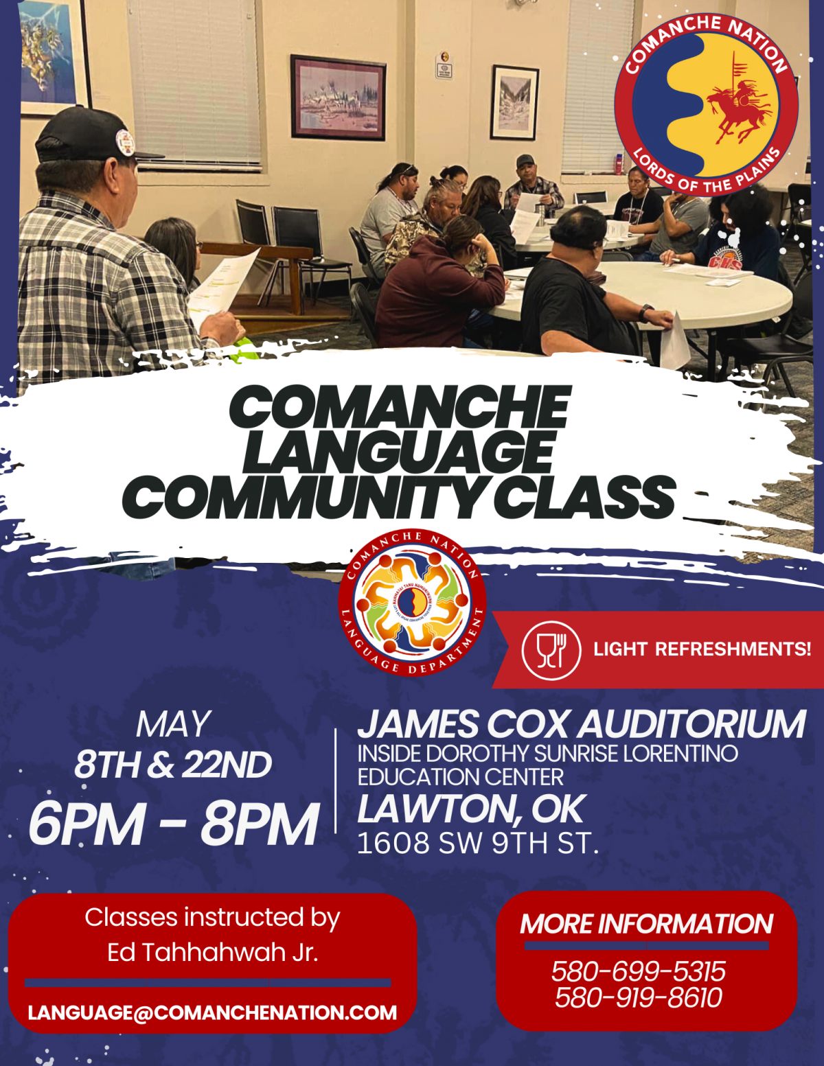 Comanche Language Community Class - Lawton