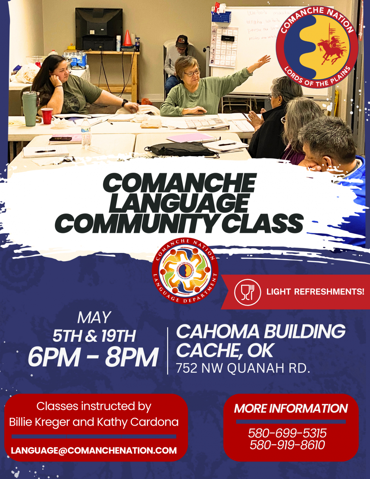 Comanche Language Community Class - Cache