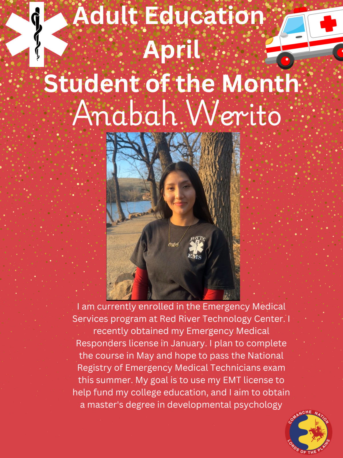 Higher Education April 2025 Student of the Month