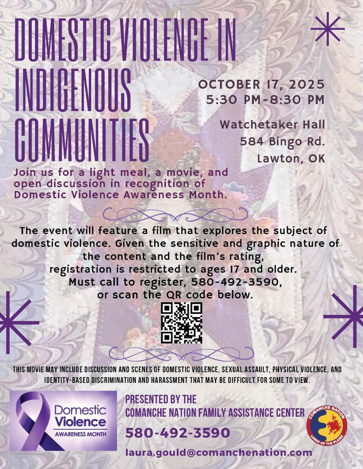 Domestic Violence in Indigenous Communites Discussion