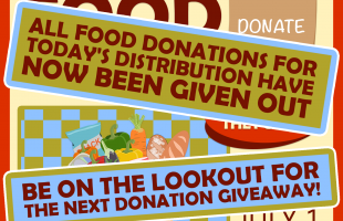 ATTENTION: Food Giveaway Has Concluded!