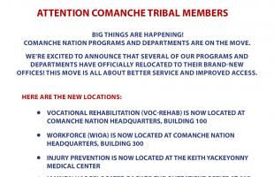 Programs and Departments are Relocate