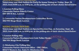 2025 Special Election Voting Information