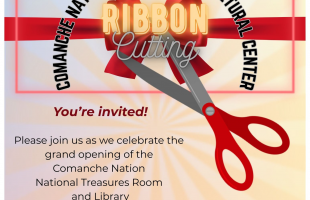 Ribbon Cutting - Comanche Nation National Treasures Room and Library