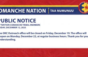 OKC Outreach Office Closure 12.19.25