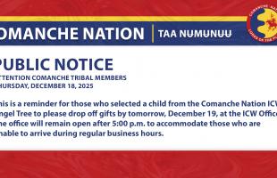 Angel Tree Gift Drop Off is Today 12.18.25