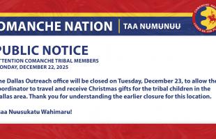 Dallas Outreach Office Closure 12.23.25