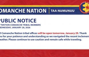 Tribal Offices Will Reopen 1.29.26