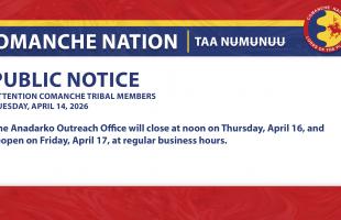 Anadarko Outreach Office Closure 4.16.26